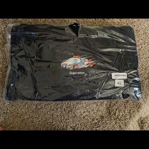 Supreme Cop Car Hooded Sweatshirt Navy XL FW19